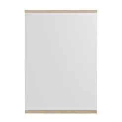 Best MOEBE Espejo de pared rectangular 50x70 cm, Oak Marrón