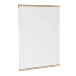 Best MOEBE Espejo de pared rectangular 50x70 cm, Oak Marrón