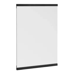 Best MOEBE Espejo de pared rectangular 30x40 cm, Black Negro