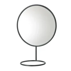 Online Nomess Copenhagen Espejo de pared Reflection, Negro