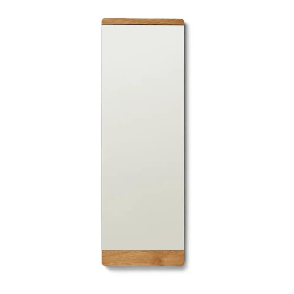 Clearance Form & Refine Espejo de pared Rim 35x110 cm, Roble Marrón