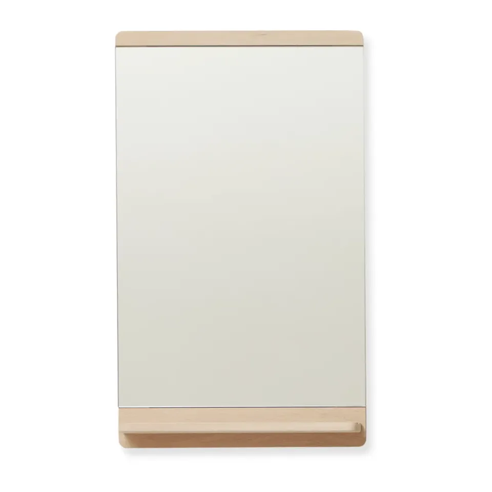 Online Form & Refine Espejo de pared Rim 40x68 cm, Roble blanco Beige