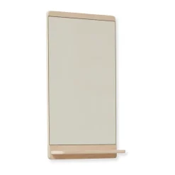 Online Form & Refine Espejo de pared Rim 40x68 cm, Roble blanco Beige