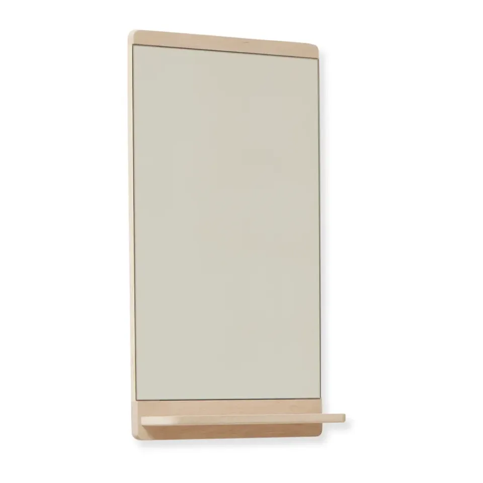 Online Form & Refine Espejo de pared Rim 40x68 cm, Roble blanco Beige