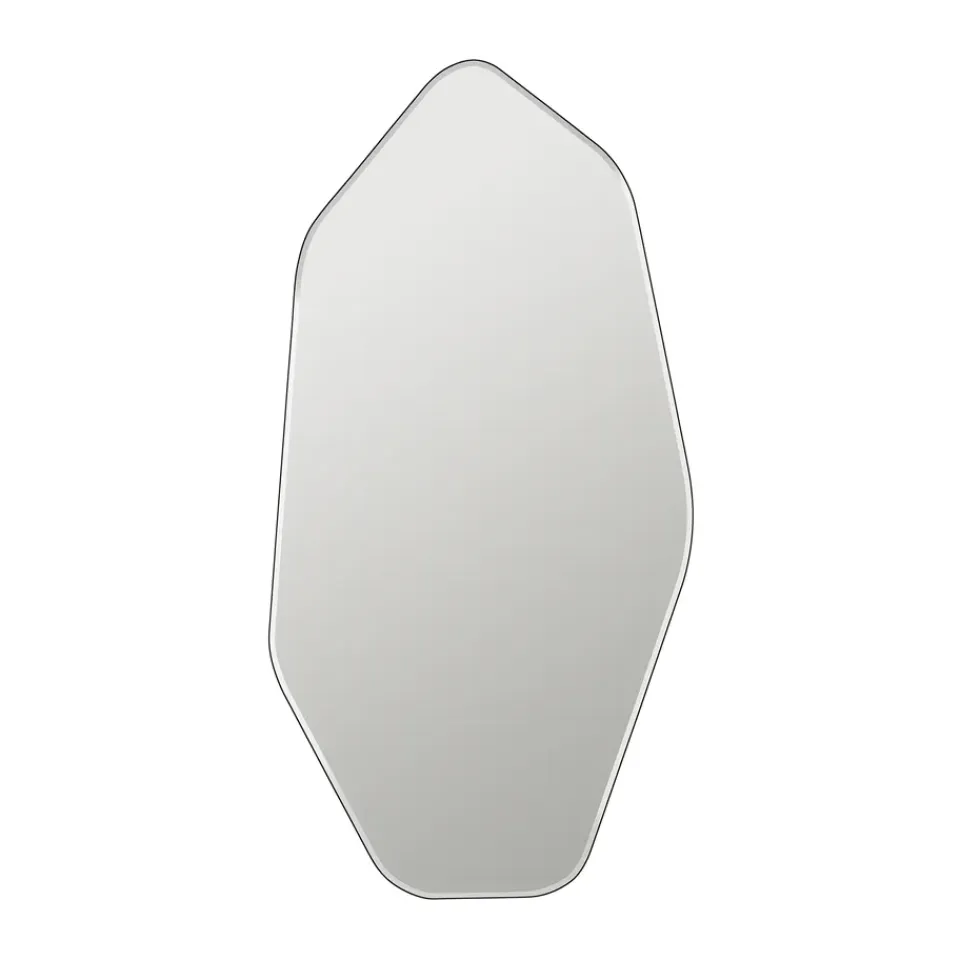 New Broste Copenhagen Espejo de pared Ruby 120x60 cm, Clear-black TransparenteNegro