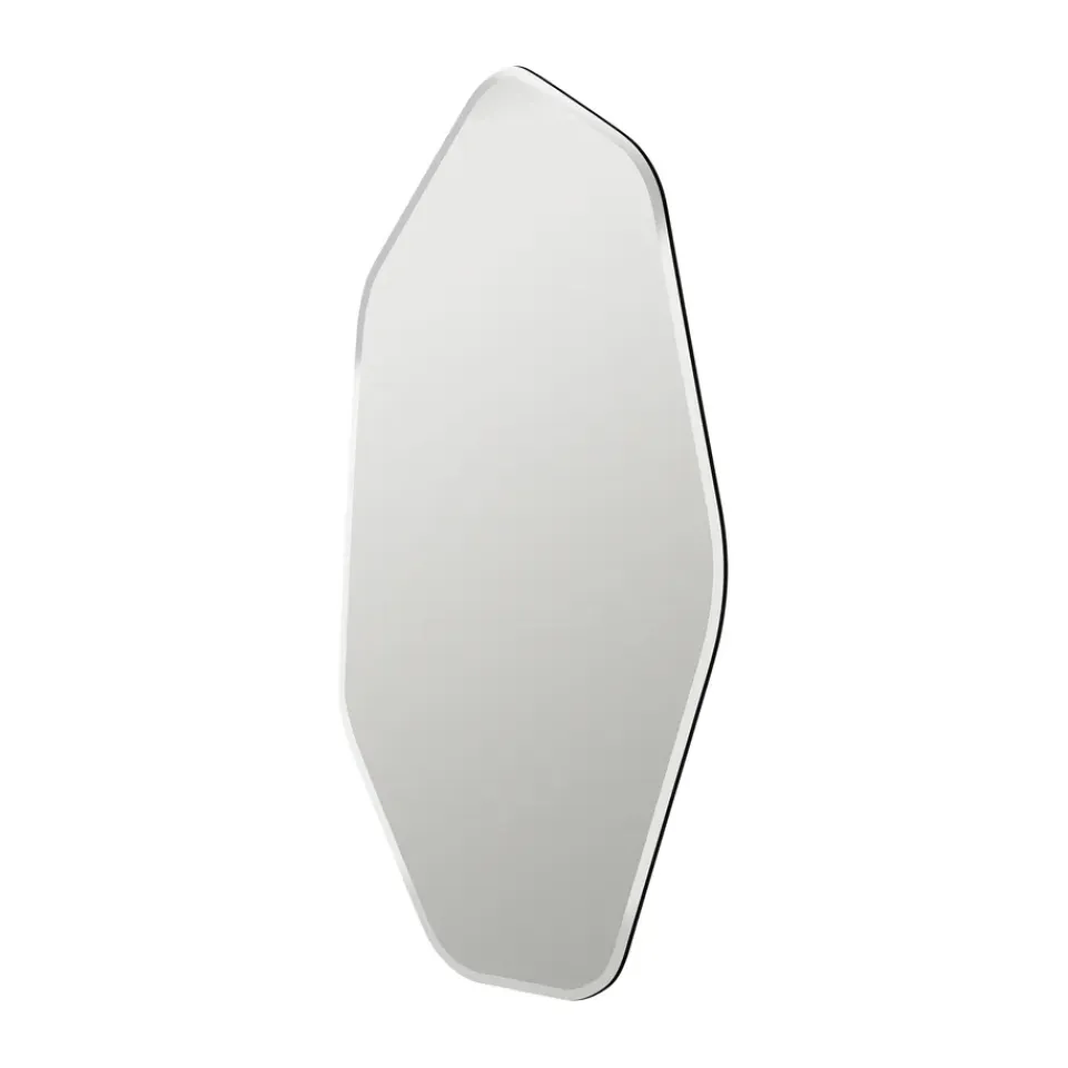 New Broste Copenhagen Espejo de pared Ruby 120x60 cm, Clear-black TransparenteNegro
