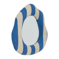 Sale Bloomingville Espejo de pared Travis 39,5x38,5 cm, Azul