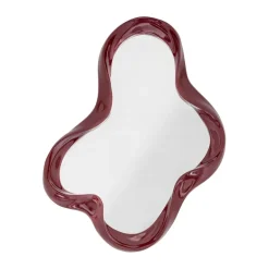 Sale Bloomingville Espejo de pared Violeta 47x61,5 cm, Rojo