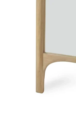 Outlet Ethnicraft Espejo de pie PI, Roble, 190 cm Beige