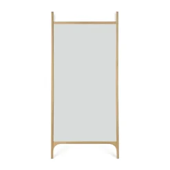 Clearance Ethnicraft Espejo de pie PI, Roble, 200 cm Beige