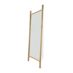 Clearance Ethnicraft Espejo de pie PI, Roble, 200 cm Beige