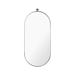 Best Kristina Dam Studio Espejo Dowel, Stainless steel 100x46 cm Gris
