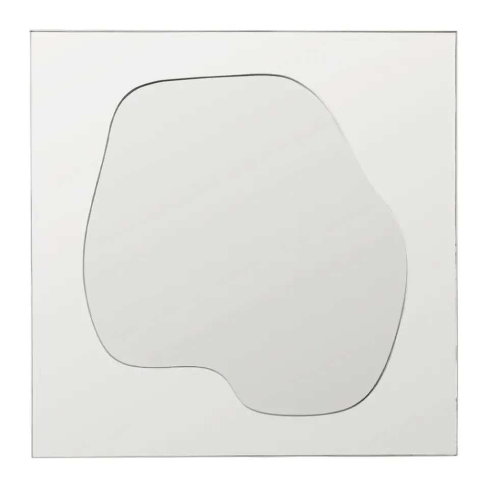 Online Ferm Living Espejo Folia, Silver, 45 cm Plateado