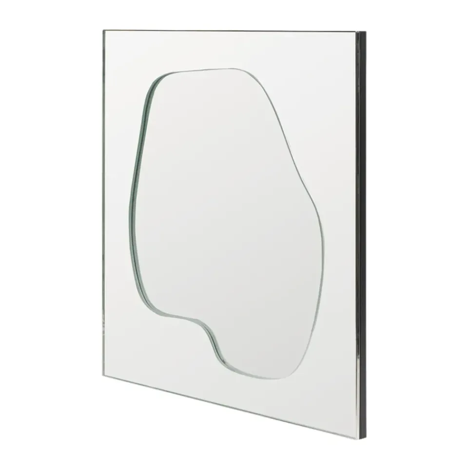 Online Ferm Living Espejo Folia, Silver, 45 cm Plateado