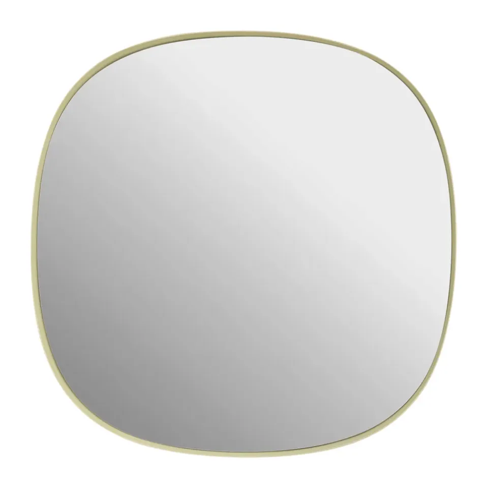 Sale Muuto Espejo Framed, claro-transparente, 40x40 cm Amarillo