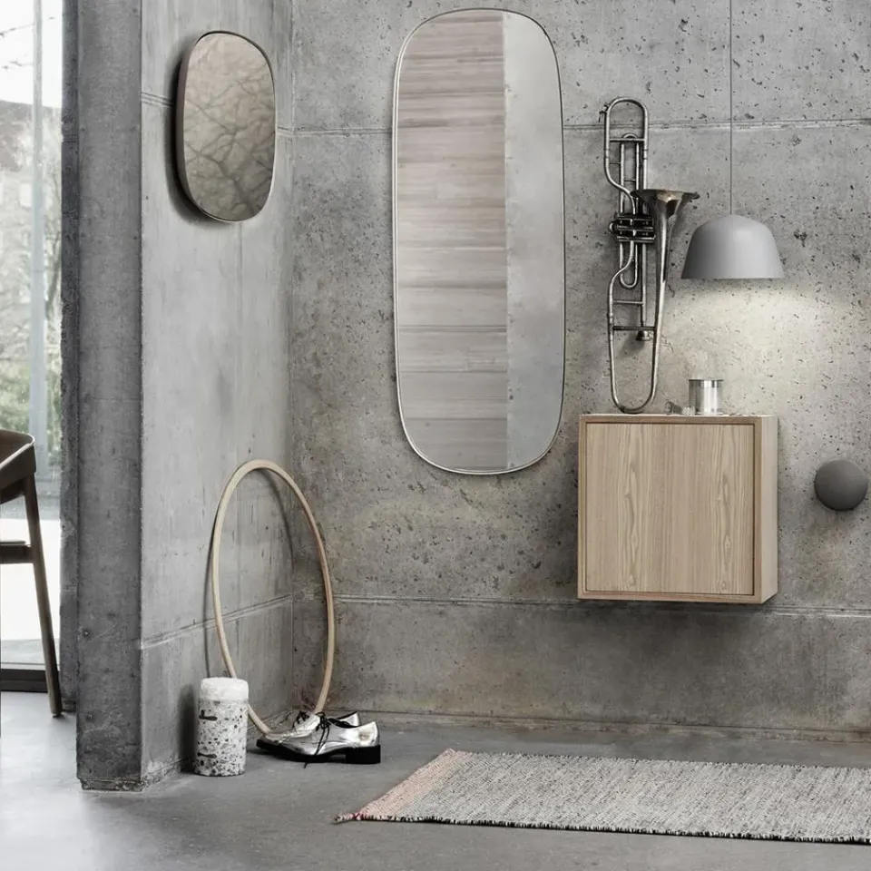 Hot Muuto Espejo Framed, Taupe, 59x44 cm BeigeMarrón