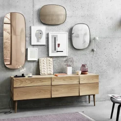 Hot Muuto Espejo Framed, Taupe, 59x44 cm BeigeMarrón