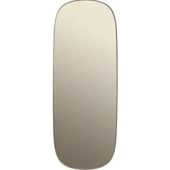 Sale Muuto Espejo grande Framed, Taupe-taupe, 118x44,5 Marrón