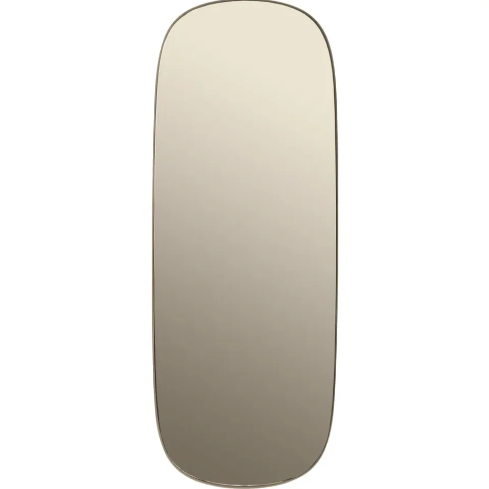 Sale Muuto Espejo grande Framed, Taupe-taupe, 118x44,5 Marrón
