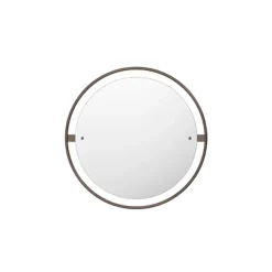 Clearance Audo Copenhagen Espejo Nimbus, Bronced brass, ø60 Marrón