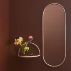 Sale AYTM Espejo ovalado Angui 108 cm, Rose Rosa