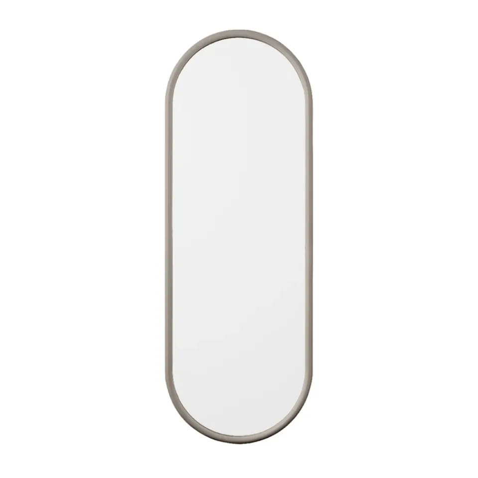 Outlet AYTM Espejo ovalado Angui 108 cm, Taupe Beige