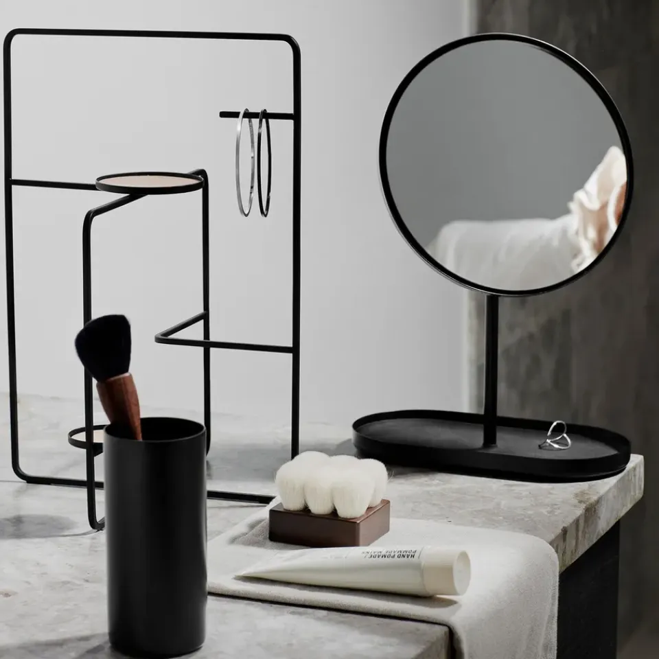 Hot Blomus Espejo para tocador Modo, Negro