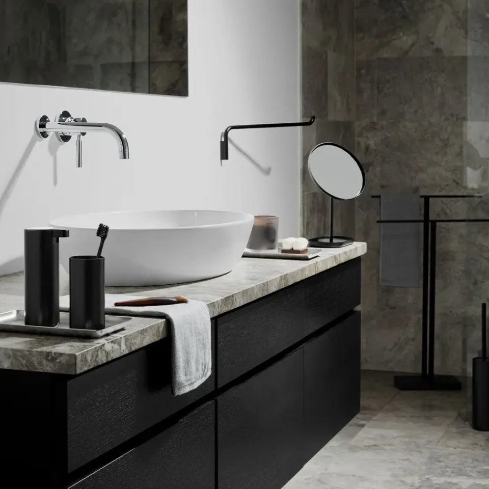 Hot Blomus Espejo para tocador Modo, Negro