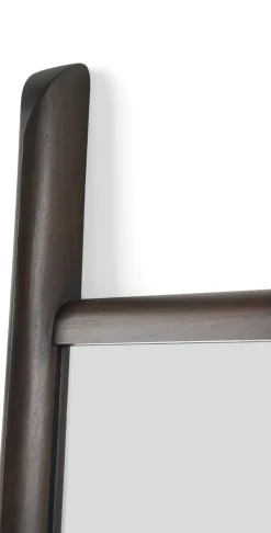 Discount Ethnicraft Espejo PI 80x200 cm, Caoba teñida de oscuro Marrón