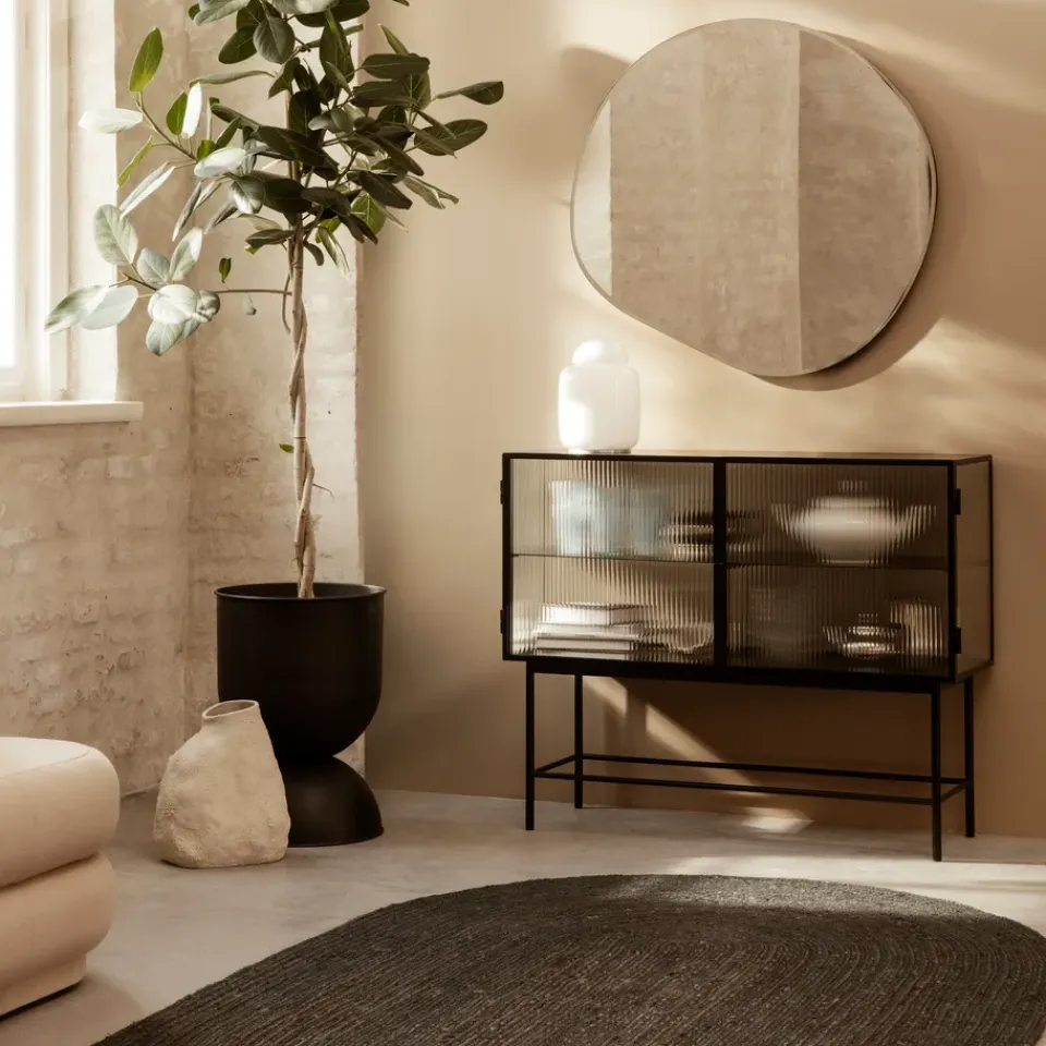Best Ferm Living Espejo Pond extra large, brass Plateado