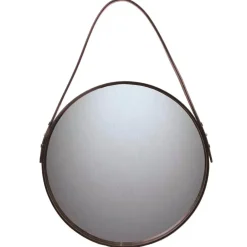 Outlet Ørskov Espejo redondo , , Ø 40 cm Marrón