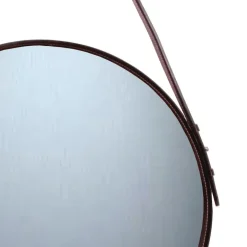 Outlet Ørskov Espejo redondo , , Ø 40 cm Marrón