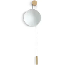 Online New Works Espejo Rise and Shine, Natural oak-brass weight Beige