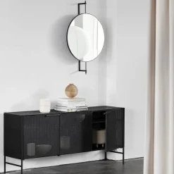 Best Kristina Dam Studio Espejo Rotating, Black Negro