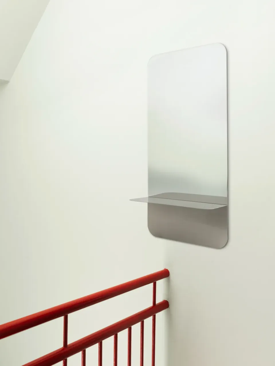 Clearance Normann Copenhagen Espejo vertical Horizon 40x80 cm, Acero inoxidable Plateado