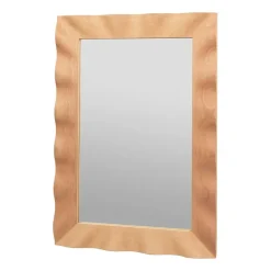 Sale Broste Copenhagen Espejo Wavy 70x100 cm, Natural brown BeigeMarrón