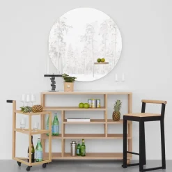 Outlet A2 Espejo You, Roble aceitado blanco Beige