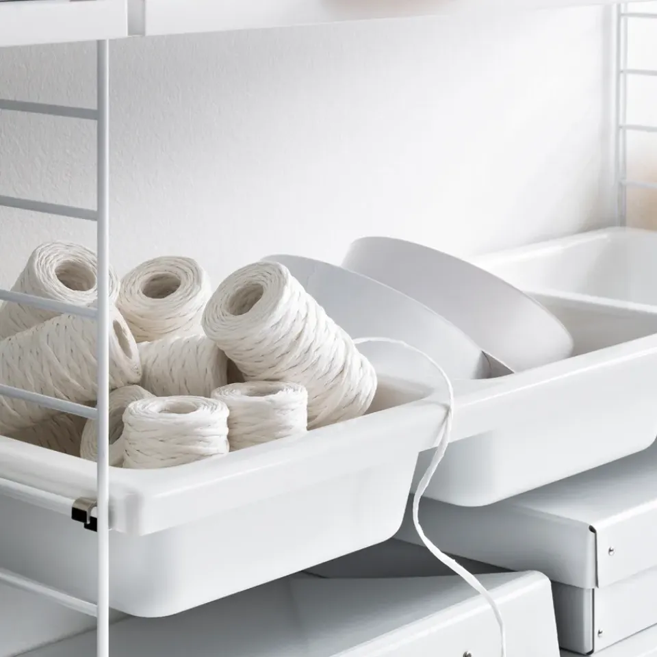 Online String Estante Bowl , Blanco