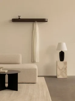 Best Audo Copenhagen Estante con ganchos Epoch 118 cm, Natural oak-fog Marrón