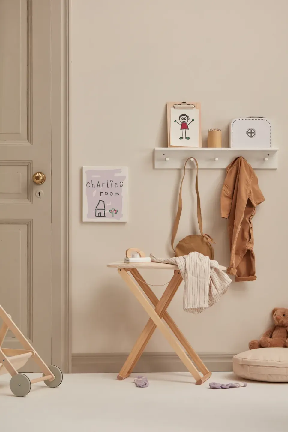 Sale Kid's Concept Estante con ganchos Star, Blanco