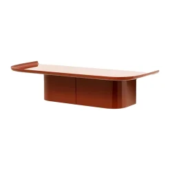 Clearance HAY Estante de pared Korpus 4 hooks M, Brick red Rojo