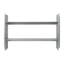 Discount Ferm Living Estante de pared Lager 26x77 cm, Aluminio Plateado