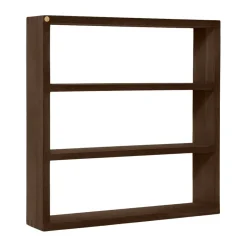 Clearance Andersen Furniture Estante de pared Sector , Roble ahumado aceitado, 50x50x10 cm Marrón