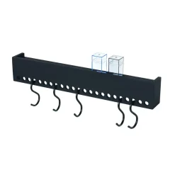 New Nomess Copenhagen Estante de pared So-Hooked, Negro