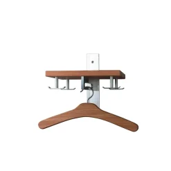 New Scherlin Estante de recibidor 5, Roble aceitado Beige