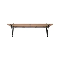 Discount Scherlin Estante de recibidor 2, Roble aceitado Beige