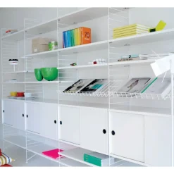 Sale String Estante para reistero metálico, Blanco