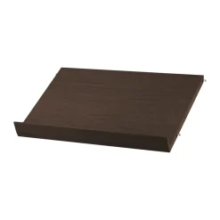 Discount String Estante para revistero madera, Roble oscuro, 58x30 cm Marrón