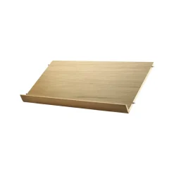 Best String Estante para revistero madera, Roble, 78x30 cm Beige