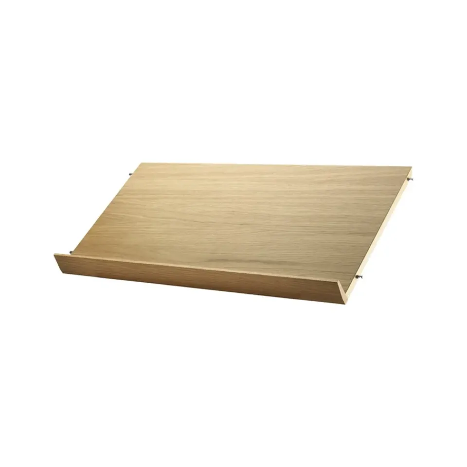 Best String Estante para revistero madera, Roble, 78x30 cm Beige